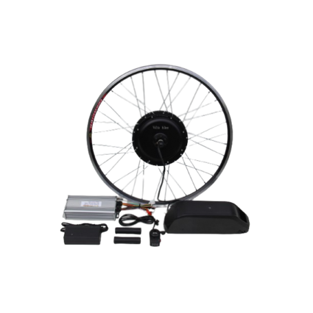 Полный электронабор с мотор-колесом 48v1000w в ободе 20' - 28' и литий ионной АКБ 48v17.5Ah(L7) на раму