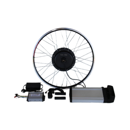 Полный электронабор с мотор-колесом 48v600w в ободе 20' - 28' и литий ионной АКБ 48v10Ah(L3) на багажник