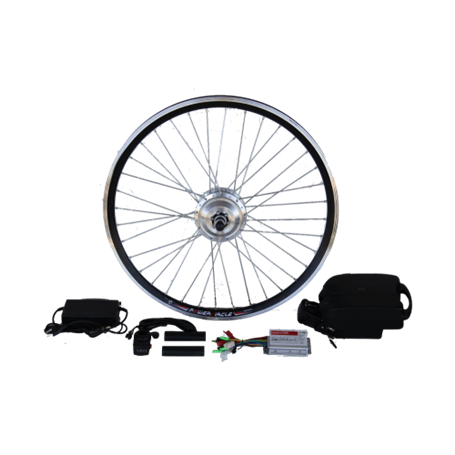 Полный электронабор с усиленным мотор-колесом 36v350w в ободе 16' - 28' и литий ионной АКБ 36v10Ah(L1) под седло