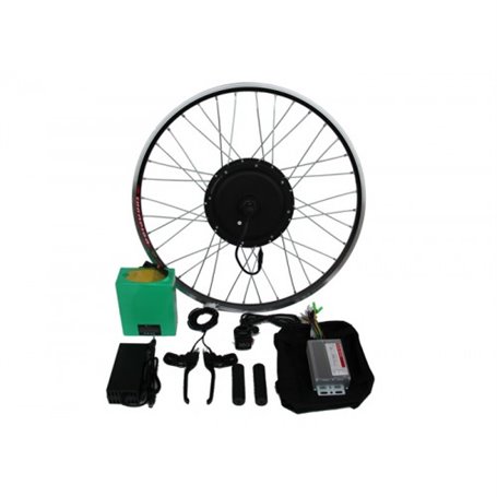 Полный электронабор с мотор-колесом 48v1000w/2000w в ободе 20``- 29`` и литий ионной АКБ 48v15Ah