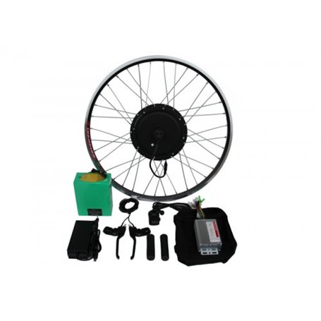 Полный электронабор с мотор-колесом 48v600w/1250w в ободе 20``- 29`` и литий ионной АКБ 48v15Ah