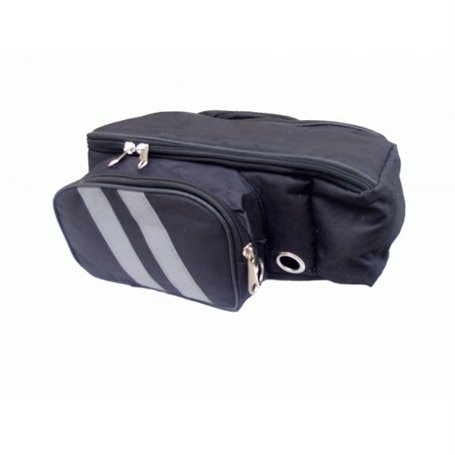 Сумка на багажник для 2-х свинцово-кислотных аккумуляторов 9 - 14 Ah, или литий ионной АКБ, контроллера и з/у