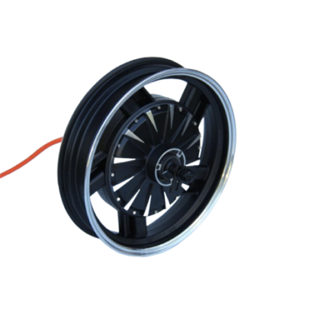 Мотор-колесо для мотоцикла QS motor 72-96v3000w(6000w) в литом ободе 17``