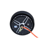 Мотор колесо QS motor 48v-60v2000w(4000w) с ободом 10'' для электроскутера, c барабанным тормозом