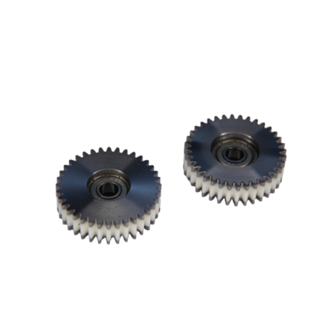 Металлопластиковая шестерня для редукторов мотор колес с номинальной мощностью 500 - 1000w, в сборе с подшипником