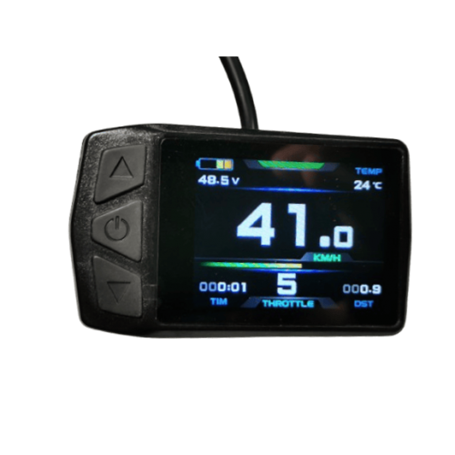 Цветной TFT дисплей +USB для контроллеров KUNTENG на 24v,36v,48v