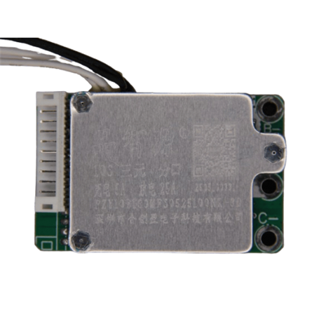 Мини BMS 10s для литий ионных аккумуляторных батарей на 36v с током заряда до 5А, током разряда 25А/50А