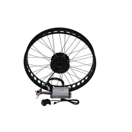 Электровелонабор с редукторным мотор-колесом для FAT bike 48v1000/2000w в ободе 20``- 26``