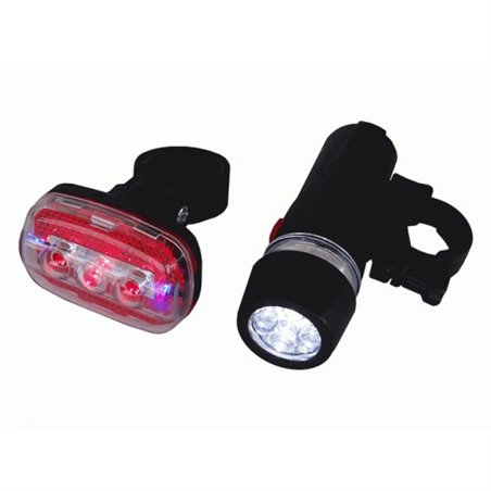 Набор светодиодный фонарик и стоп сигнал для велосипедов